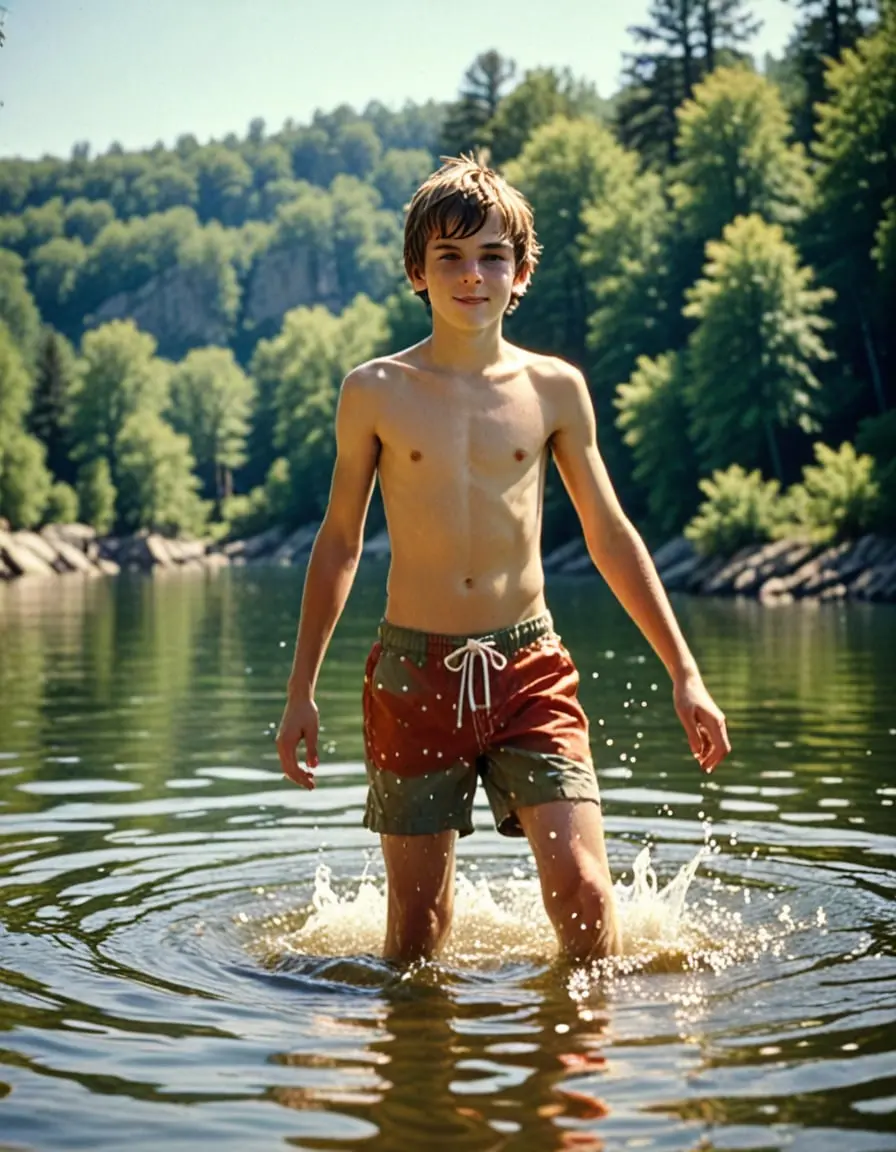 steht im Wasser